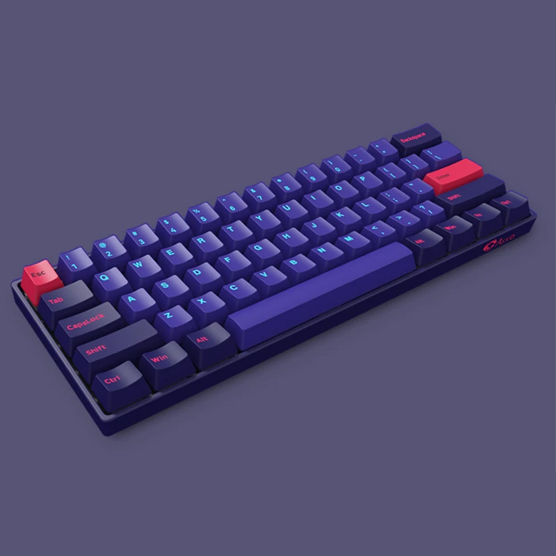 Original AKKO 3061-REON RGB Bluetooth Mechanical Gaming Wireless Keyboard 61 Keys PBT Computer Gamer Type-C  GATERON Switch