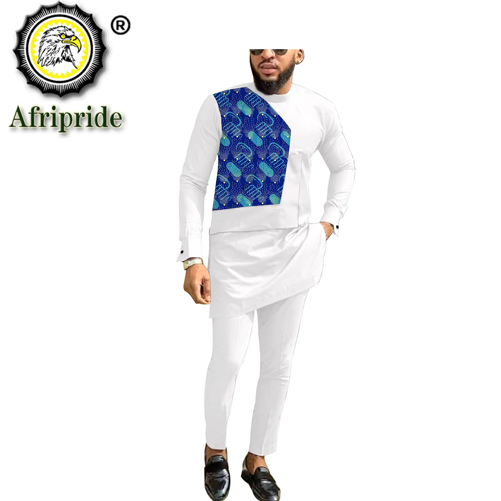 

Мужские рубашки и брюки с принтом Дашики, комплекты брюк на заказ, модные мужские костюмы для жениха из Анкары, одежда в африканском стиле, ...