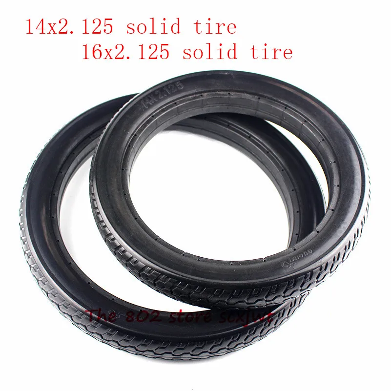Шина хорошего качества 16 дюймов однотонная шина для электромобиля 16x2 125