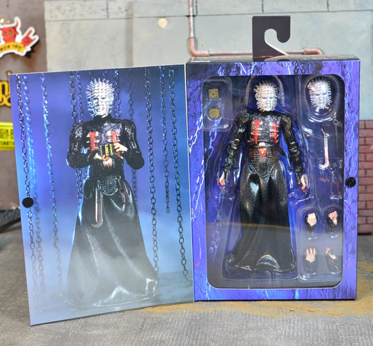 Official Genuine Hellraiser Ultimate Edition Pinhead 7-inch Movable Action Figure Model