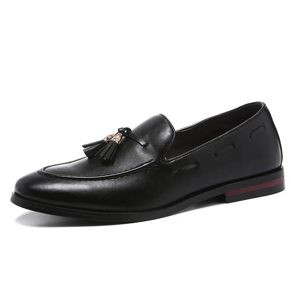 Повседневные мужские лоферы с кисточками мокасины для вождения удобные