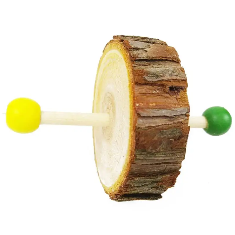 

Kapmore 1pc Small Pet Toy Hamster Wooden Chew Versatile Chinchilla Chew Toy Hamster Chew Wood For Rat Pet Supplies