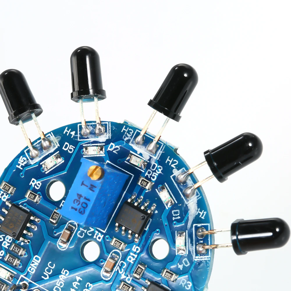 Модуль датчика пламени 5 канальный модуль 14 контактный для обнарусветильник