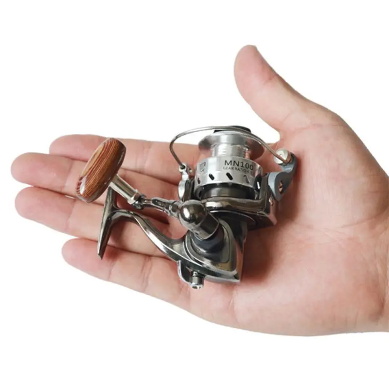 SHUANGYU RAMPART MN100 Full Metal Body Spinning Fishing Reel Ice Raft Lure Wheel Mini Small | Спорт и развлечения