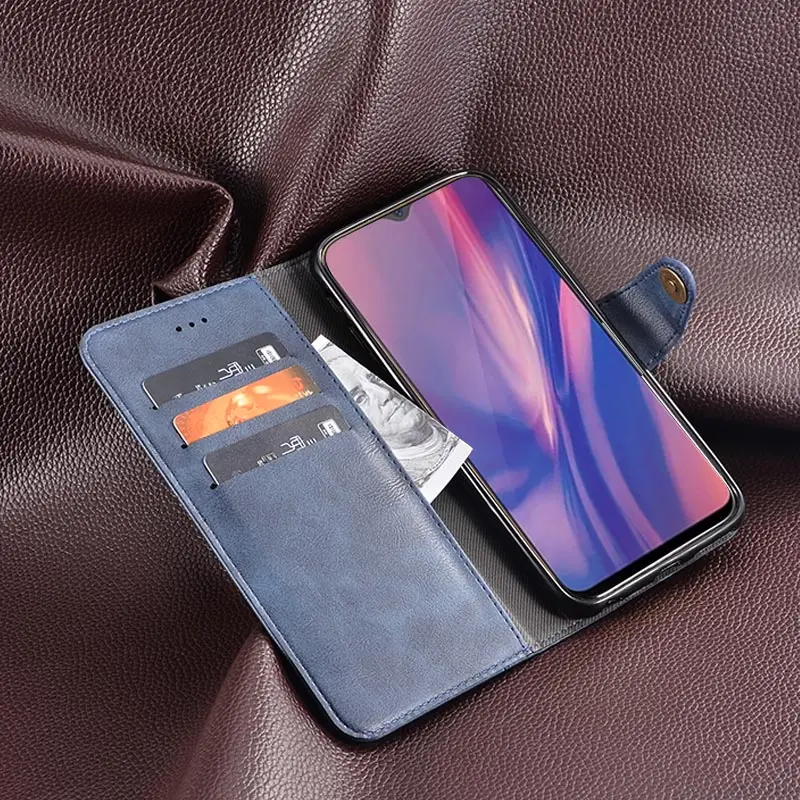 Чехол-Кошелек Vivo Y11 2019 чехол противоударный кожаный винтажный Чехол-книжка для