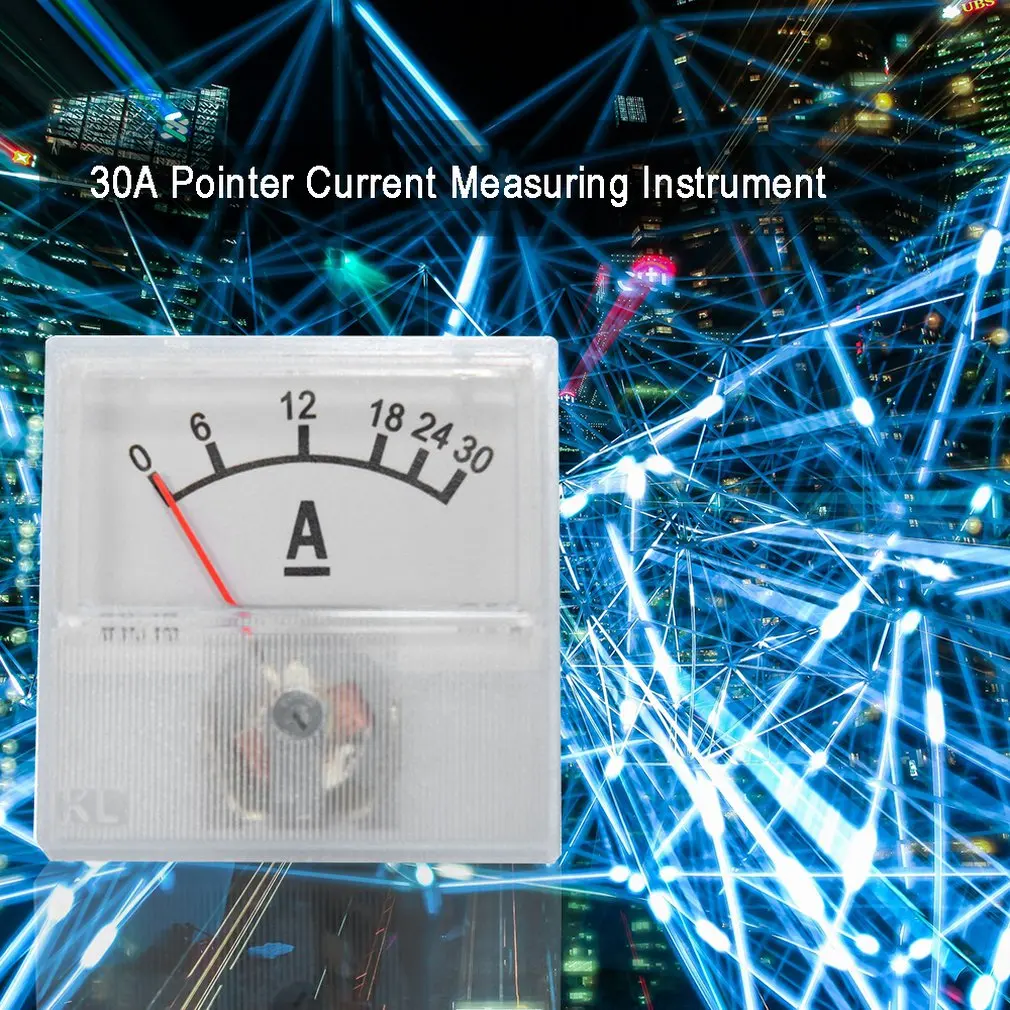 Applied DC Circuit Analog Current Meter Panel Pointer Gauge Mechanical Ammeters Voltage Measurement Tools Easy Reading | Инструменты