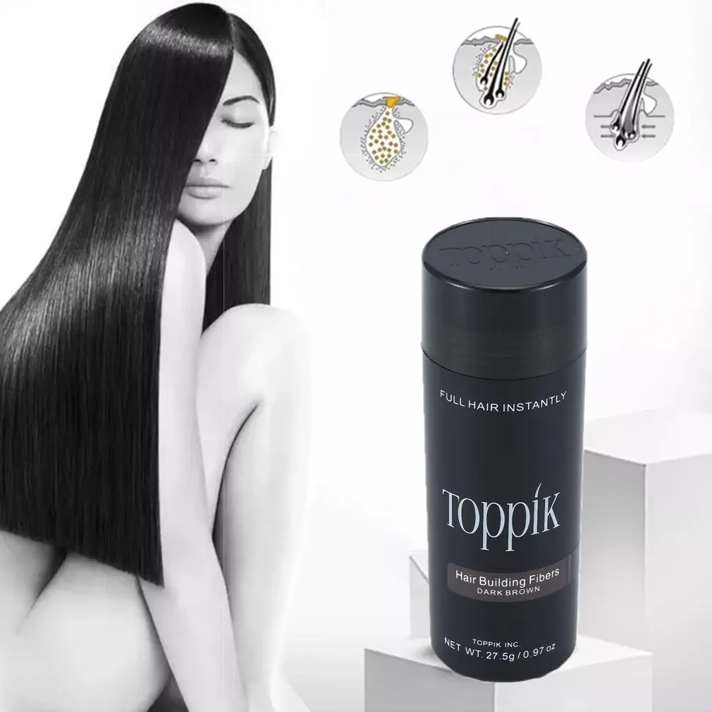 8 цветов волосы Toppik строительные волокна Волосы полные мгновенно Fibras Capilares