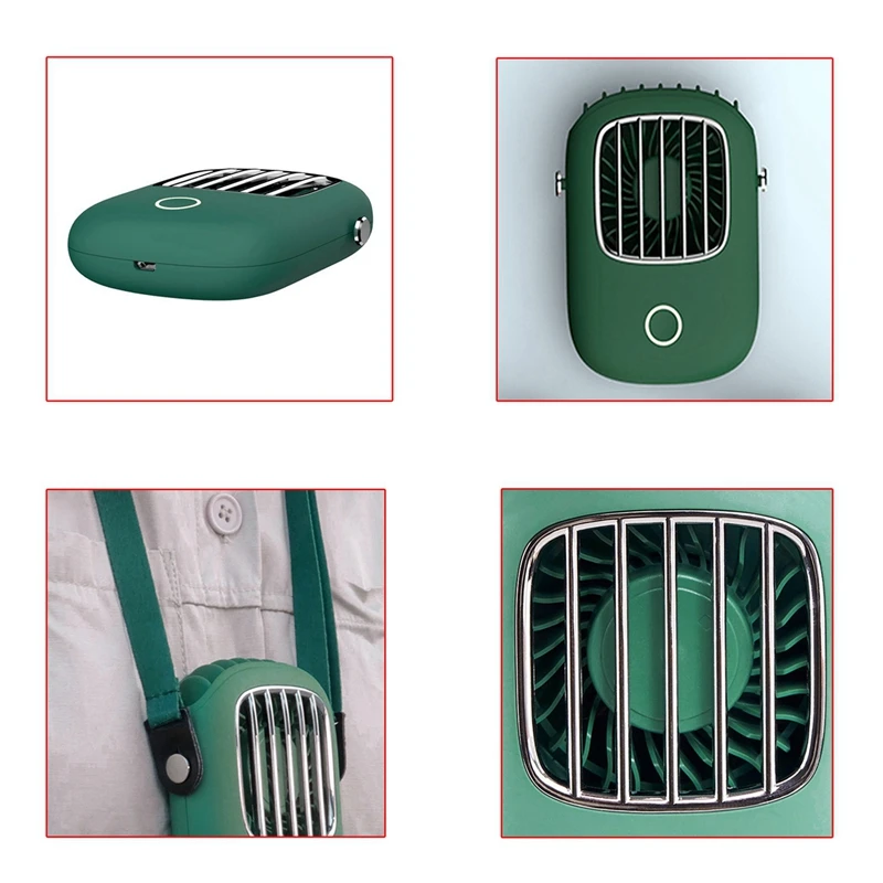 

Hanging Neck Fan Portable Lazy Outdoor USB Lanyard Fan for Office, Dormitory, Outdoor