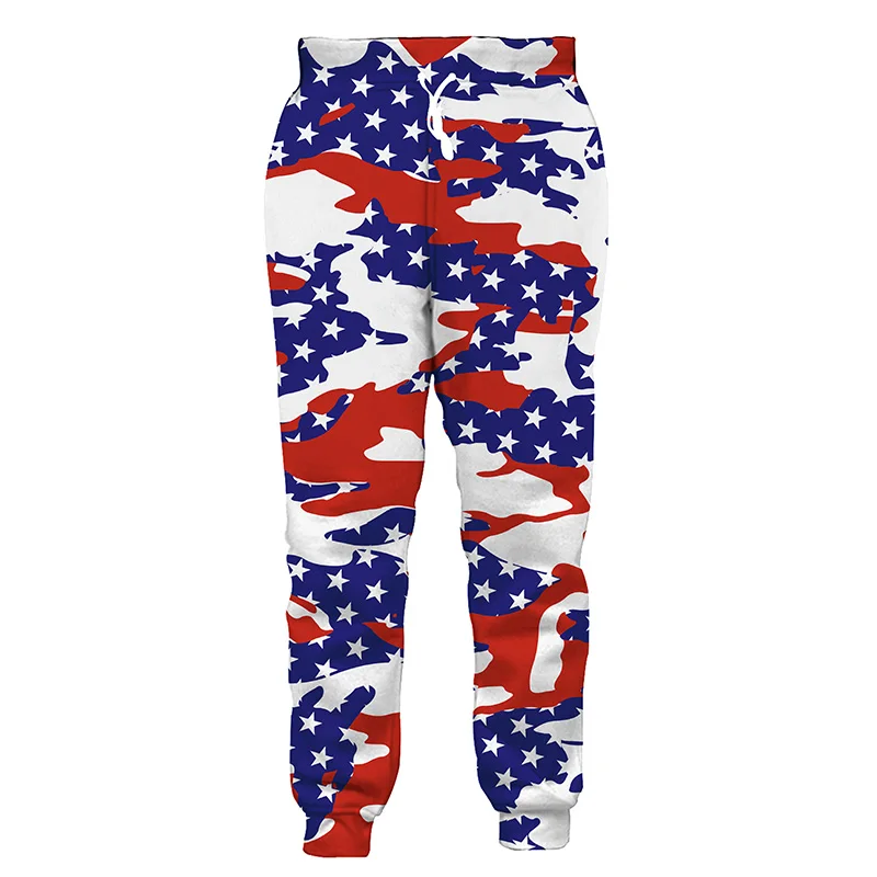 Штаны для бега унисекс с 3D принтом повседневные штаны в стиле хип-хоп уличная