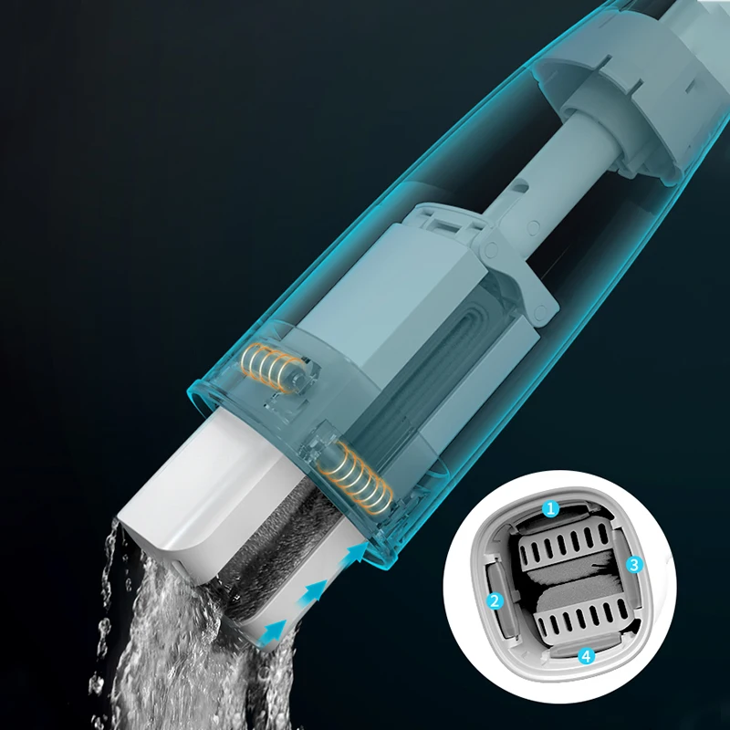 2021 последняя Чистящая швабра с губкой швабры для складывания и водопоглощение СС