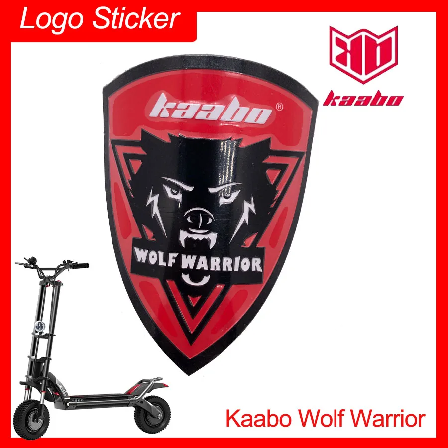 Наклейка с логотипом для электрического скутера Kaabo Wolf Warrior оригинальные