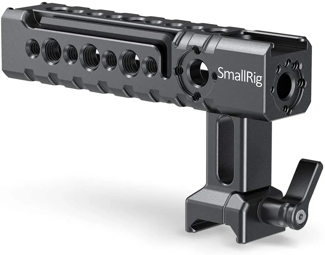 Направляющая с ручкой SMALLRIG NATO, верхняя рукоятка с монтажными точками, крепление холодного башмака для видеокамеры Smallrig BMPCC 4K / 6K