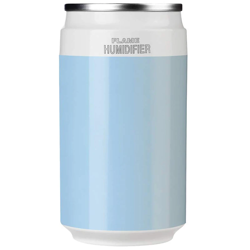 Портативный USB увлажнитель с лампой пламени мини персональный маленький для