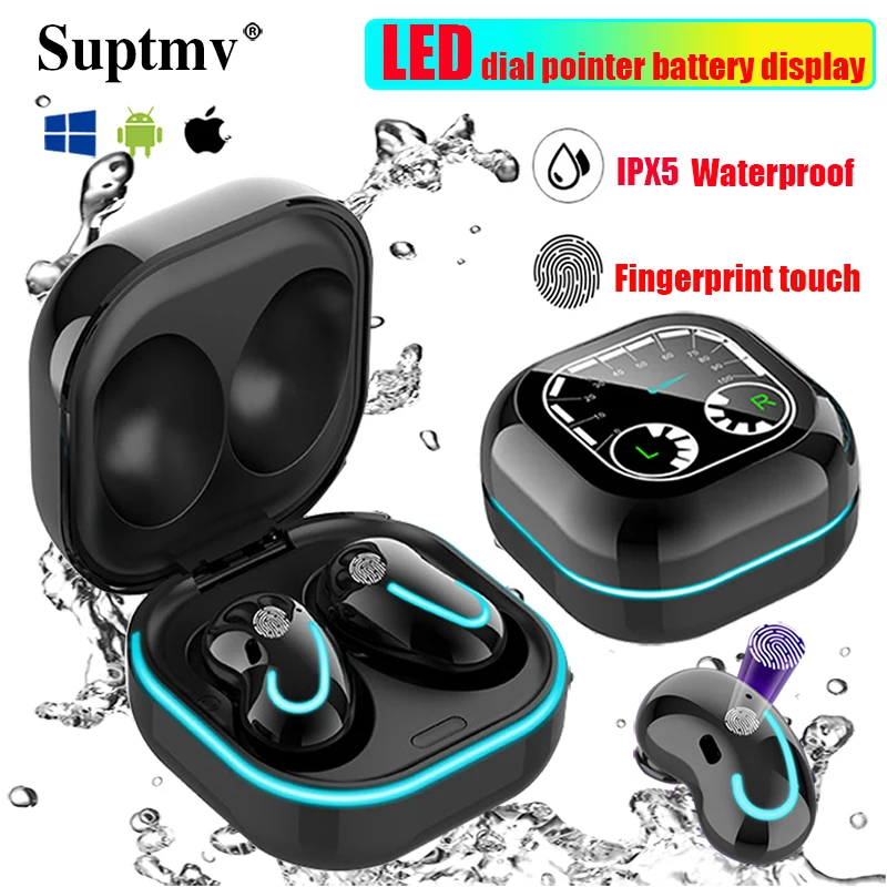 Беспроводные наушники S6 TWS Bluetooth мини гарнитура водонепроницаемые музыкальные