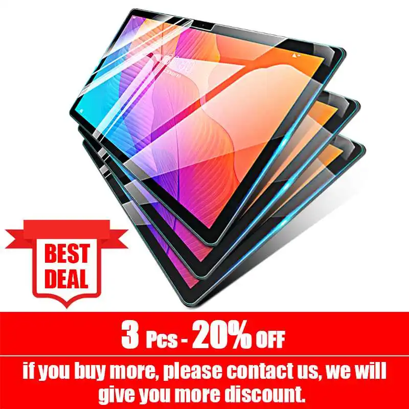 Закаленное стекло с полным покрытием для планшета Huawei MatePad 10 8 T 10s T10s T8 MediaPad T5 T3 0 7 M6