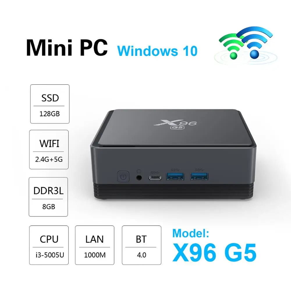 X96 G5 мини пк Windows Intel Φ 8 Гб 2 4 ГБ 1000G 5G WIFI BT4.0 M HD Set Top Box G5|Мини ПК| |