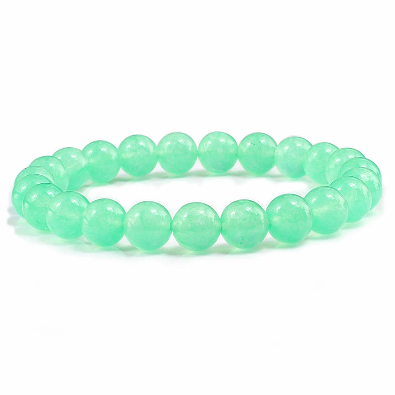 Женский и мужской браслет из гематита с натуральным камнем 8 мм зеленая лава