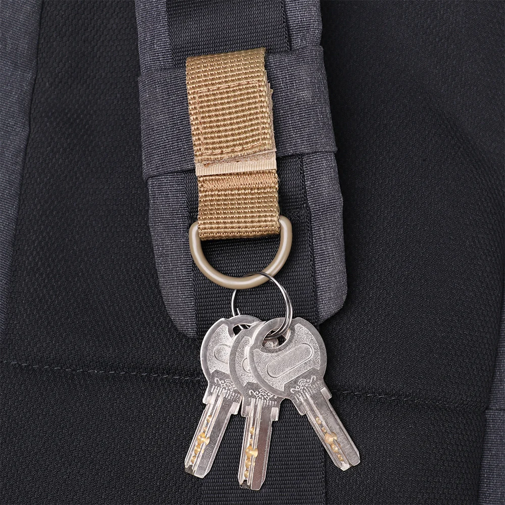 

1Pc Nylon Molle Ribbon Webbing Buckle Key Hooks Clip Water Bottle Holder Climbing Carabiner Belt Backpack Hanger Outdoor Tools