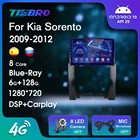 Автомагнитола 2DIN на Android 10 для Kia Sorento 2009-2012, GPS-навигация, автомобильный мультимедийный плеер, радио, DVD, Bluetooth