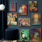 Языческая мифология, психоделический плакат цыганской богини, искусство на стену, картины, украшение для дома, гостиной