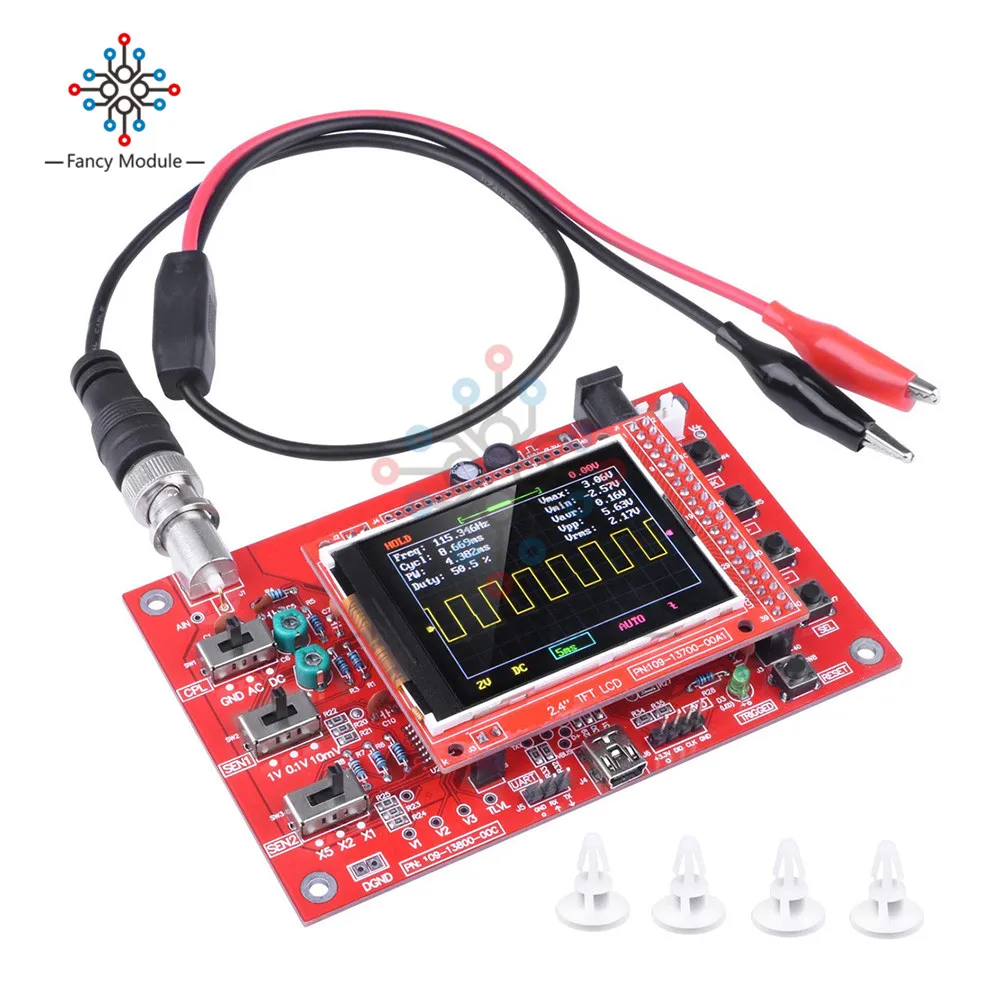 Полностью Собранный цифровой осциллограф diymore SMD 2 4 &quotTFT LCD 1Msps 0 -200 кГц 12 бит с