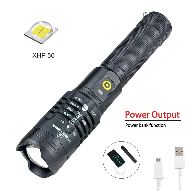 

Светодиодный фонарь xhp50.2 самый мощный фонарик 18650 usb фонарик xhp50 фонарь 18650 лампа ручной светильник с функцией внешнего аккумулятора