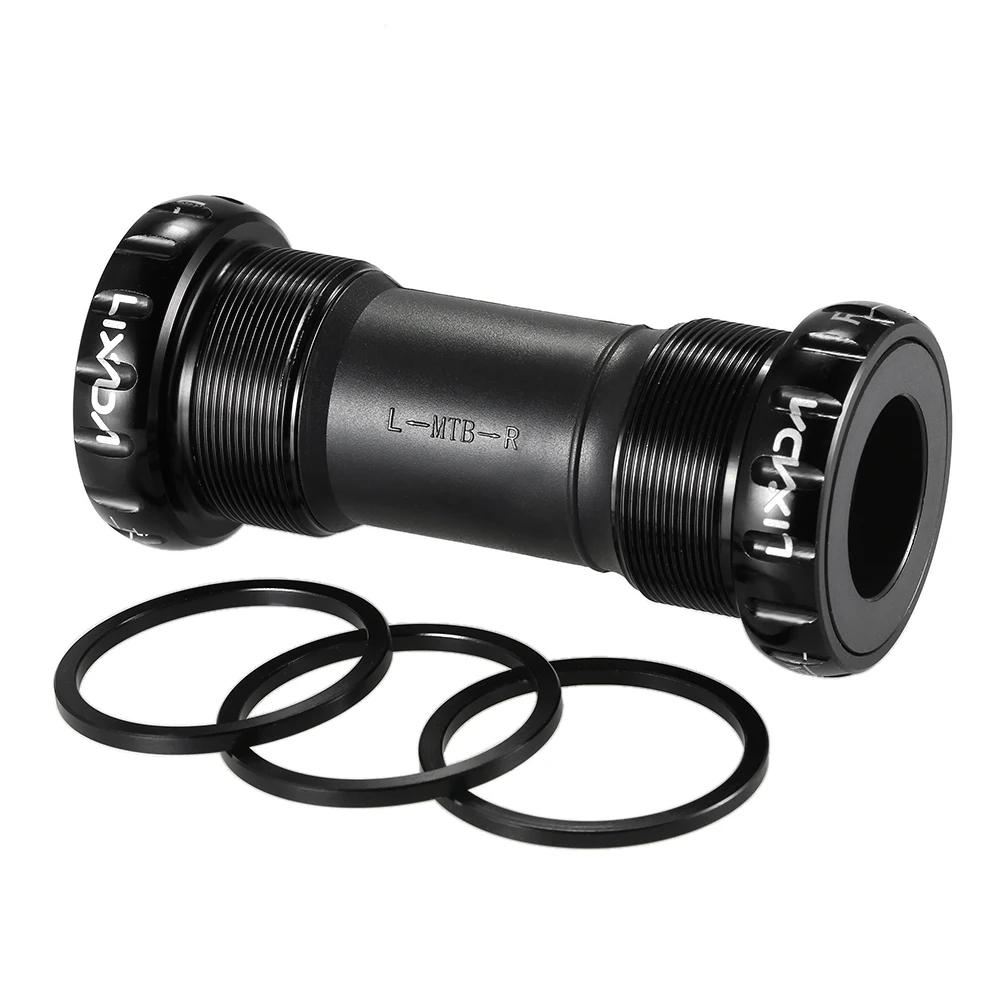 Lixada горный велосипед тип резьбы Нижний Кронштейн из алюминиевого сплава 68 мм/73 мм