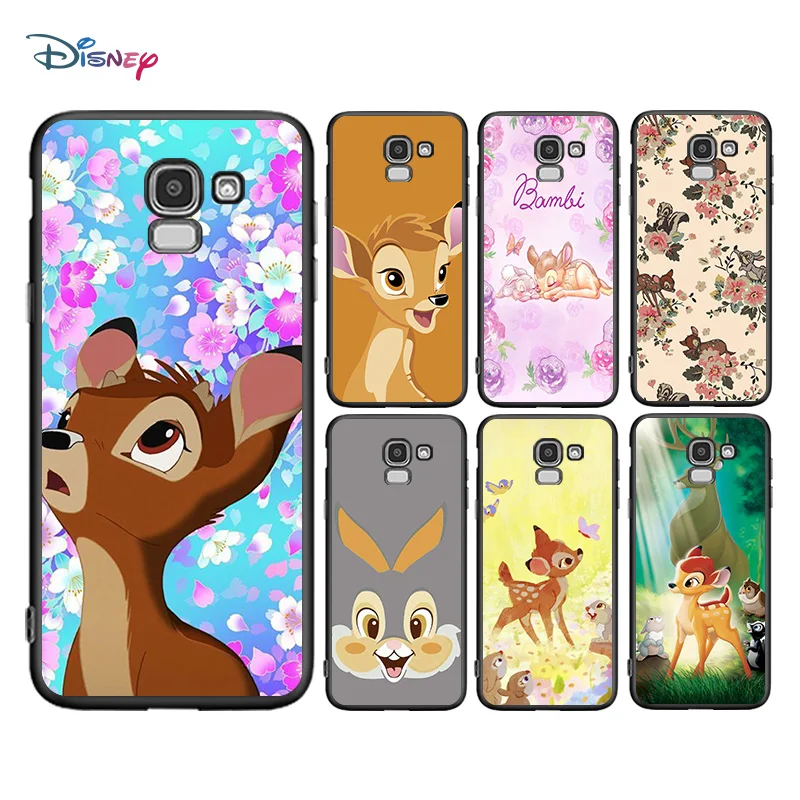 

Disney Cartoon Animation Bambi For Samsung Galaxy J2 J3 J4 Core J5 J6 J7 J8 Prime Duo Plus Soft TPU Silicone Black Phone Case