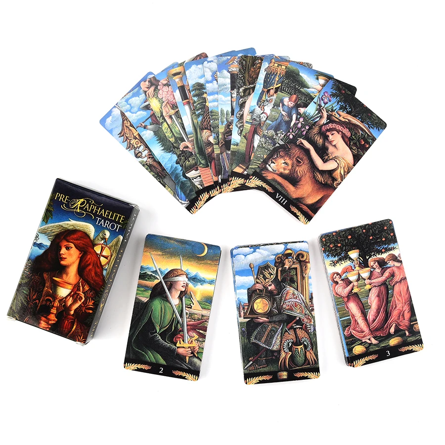 Lo Scarabeo Pre Raphaelite Таро яркая 78 карточная колода которая принесет более высокое