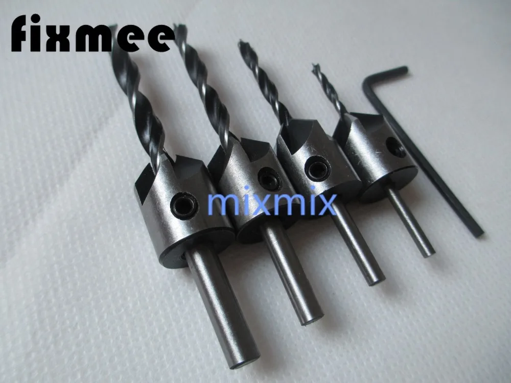 Набор счетчиков для раковины из быстрорежущей стали комплект 4 насадок древесины