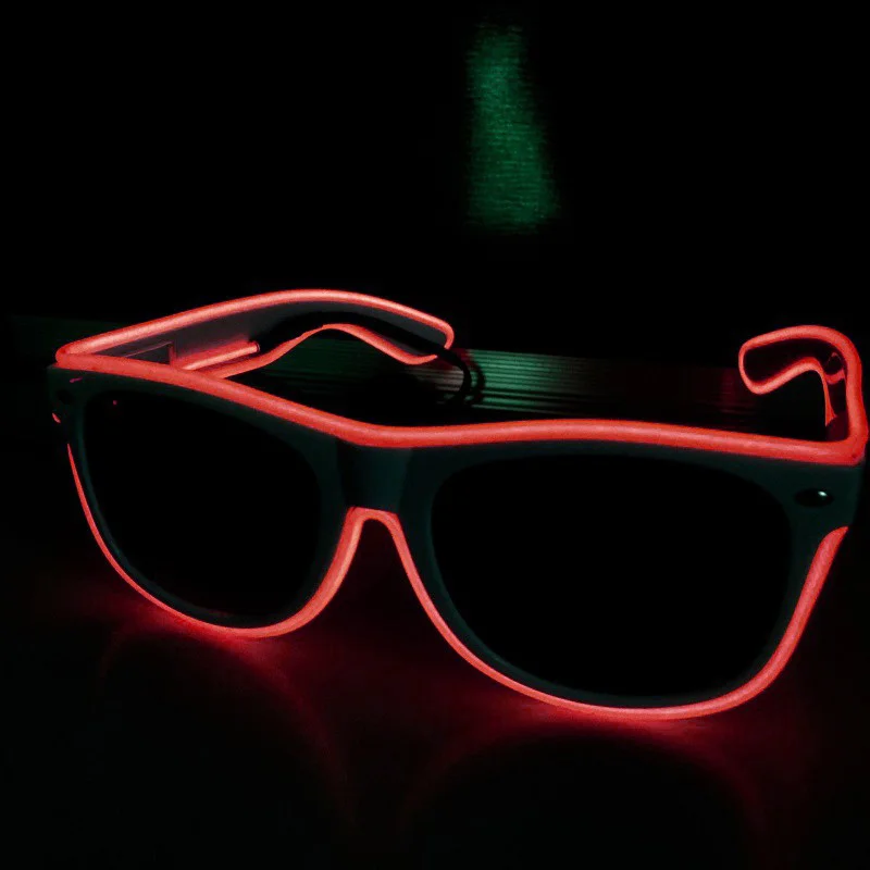 2020 неоновый вечерние EL очки провода Неоновый светодиодный солнцезащитные