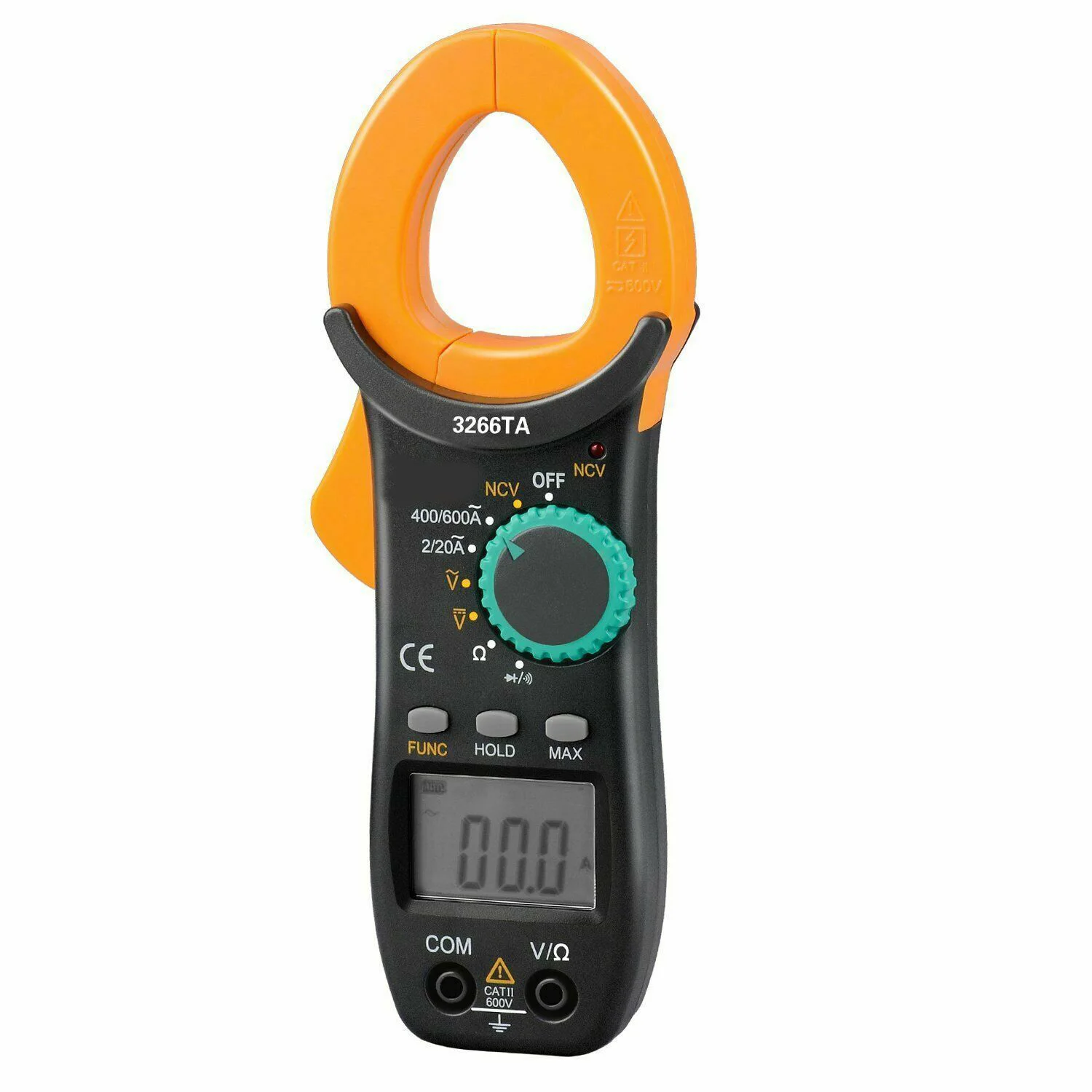 

3266TA Digital Clamp Meter Tester AC/DC Volt Multimeter Auto Ranging Current 600A Electrotechnican Voltmeter Voltage Indicator
