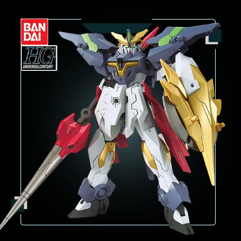 

Bandai Gundam Anime Action Figures Assembly Model HG 1/144 Shape Builder RE Justice Divine Shield Knight Gundam Transformable