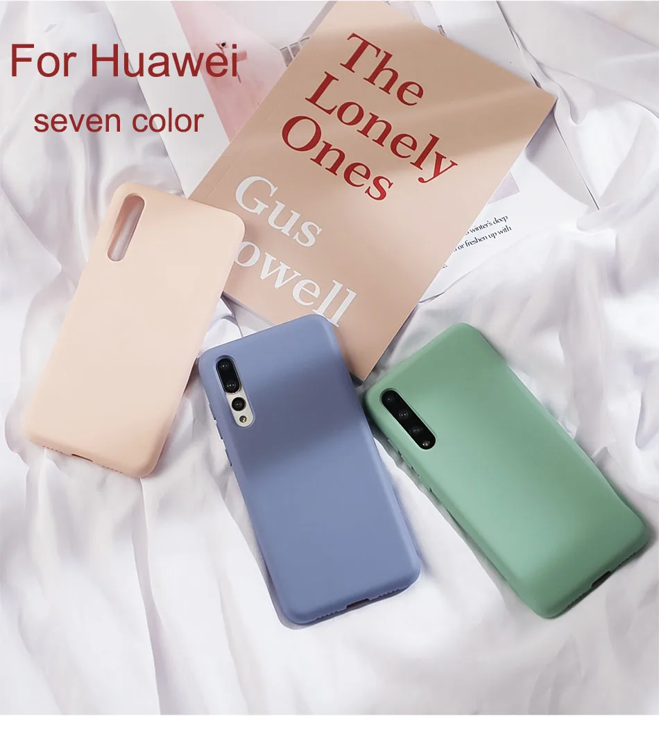 Чехол ярких цветов для Huawei Honor 10i 9S 20 lite 9 8 P smart plus Y9 2019 Y7 Y6 Y5 prime 2018 7C NOVA 2 Lite Мягкий