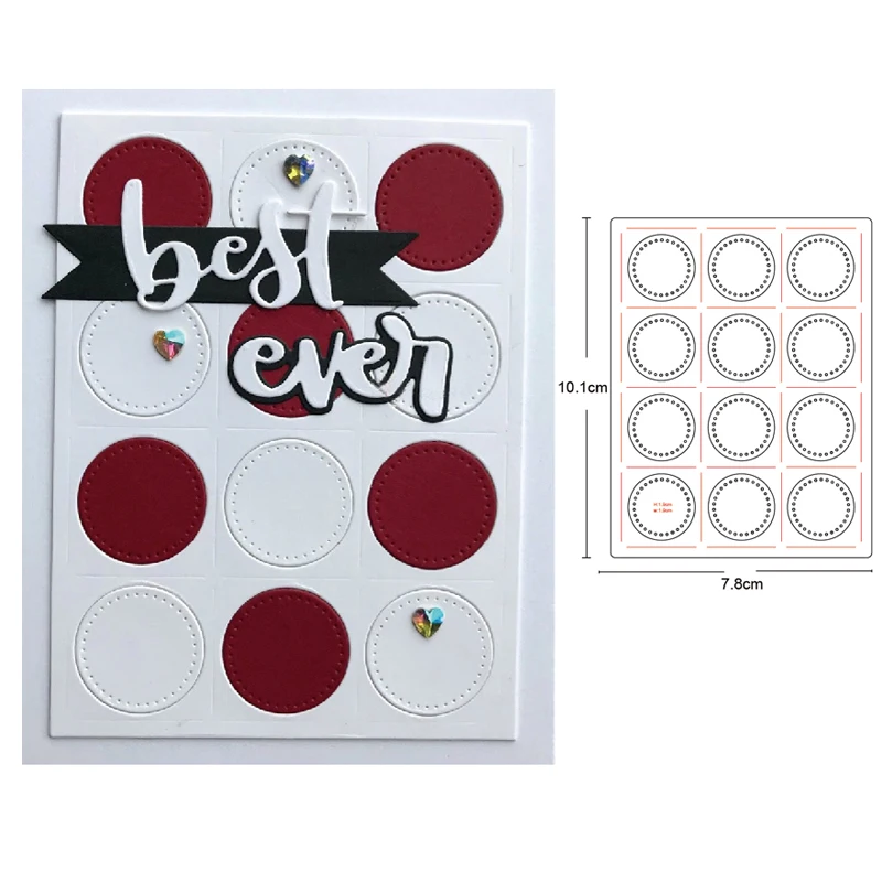 

Frame Background Metal Cutting Die Stencil for DIY Embossing Paper Photo Album Cards Making Scrapbooking Dies Cut Mold