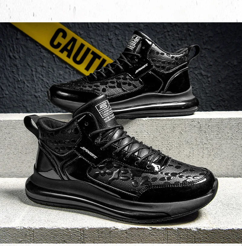 

Times New Roman High Elasticity Fashion Men Chunky Sneakers Winter Comfortable Unisex Male Casual Shoes
