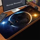 Милый игровой коврик для мыши Mairuige из аниме, Космический метеорит, карта из натурального каучука, нескользящий водонепроницаемый Настольный коврик для офиса
