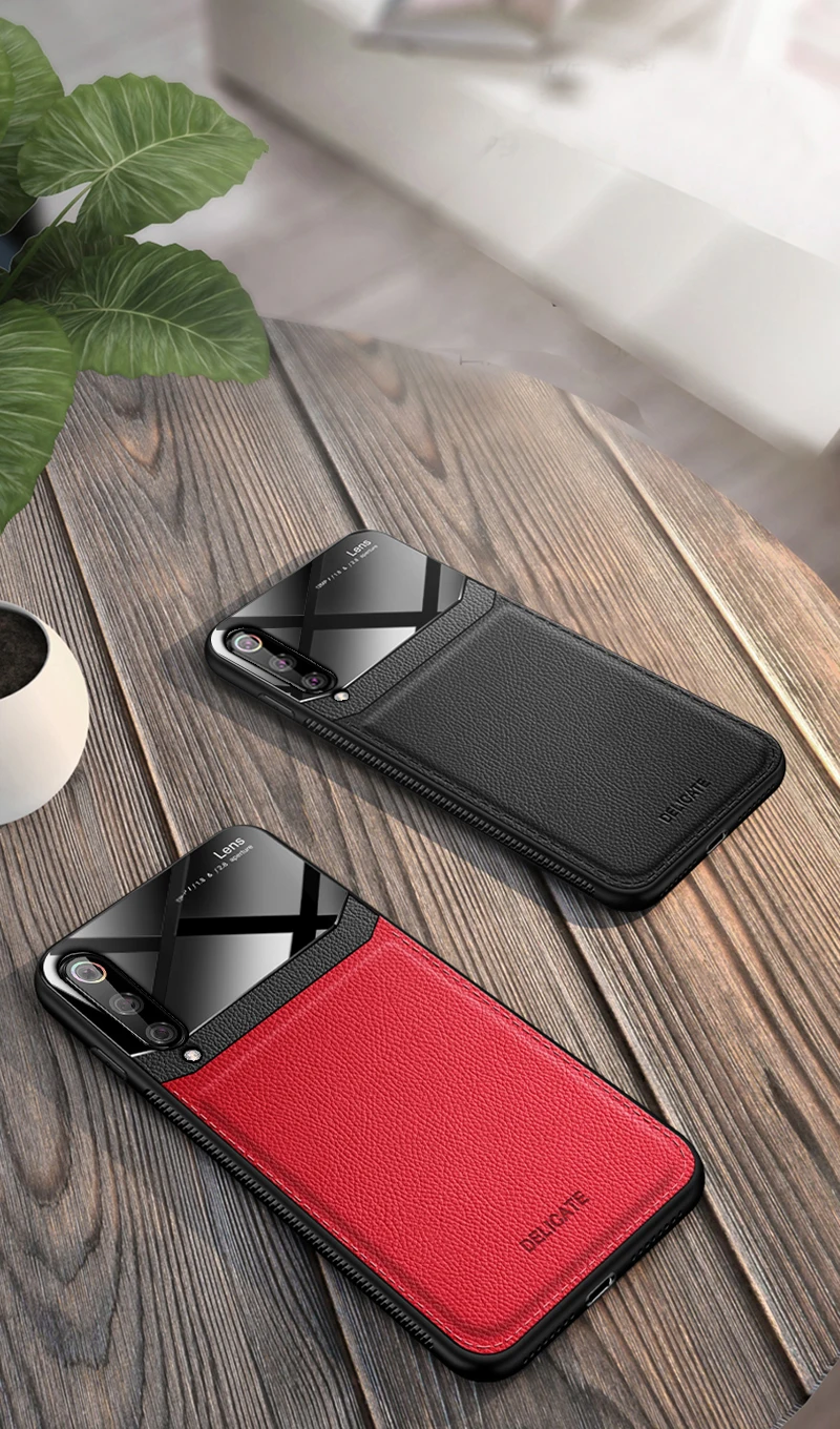 I coque, чехол, чехол, для Xiaomi mi 9 mi 9 на кожаном mi ror glass Силиконовый противоударный телефон роскошные оригинальные мягкие милые чехлы
