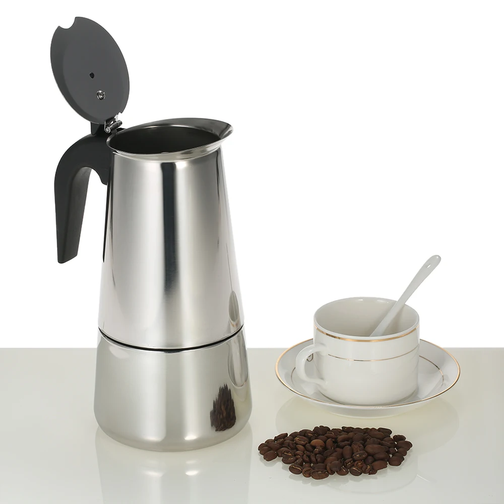 450 мл/300 мл/200 мл/100 мл кофеварка эспрессо Percolator Кофеварка Mocha Pot для использования