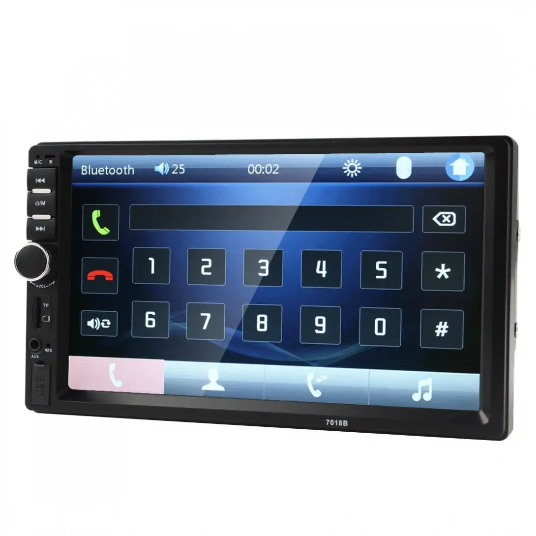 Автомобильная стереосистема 7 дюймов 2 DIN Bluetooth MP3 MP5 аудио видео плеер сенсорный