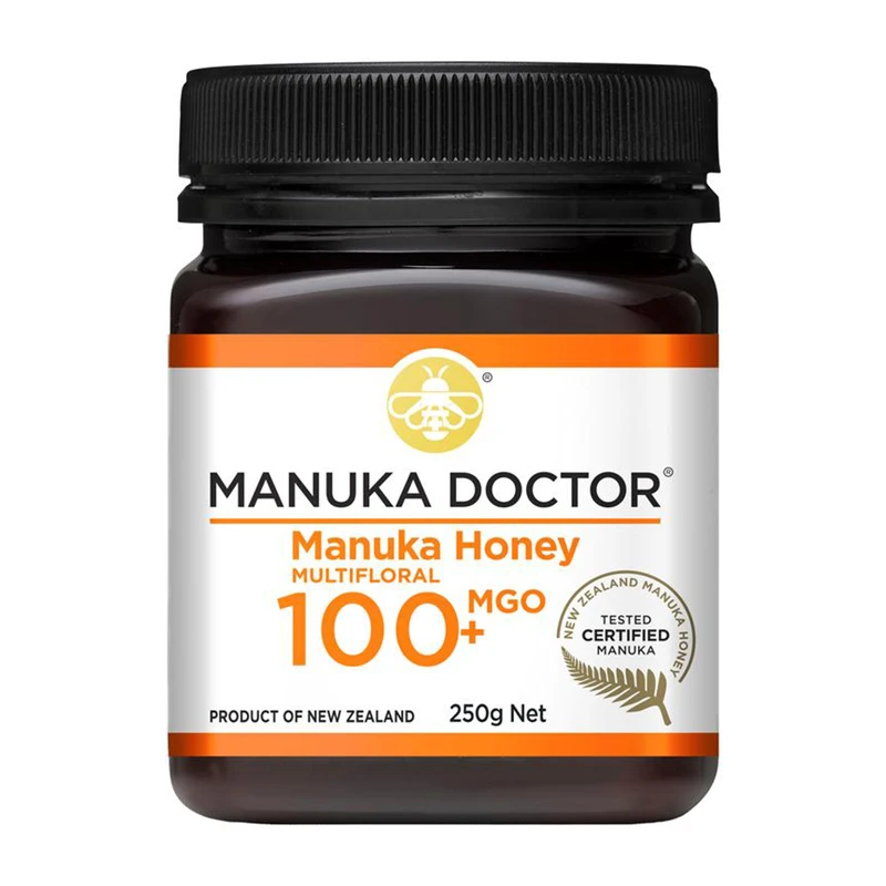 

New Zealand Manuka Doctor Honey Natural Multifloral Honey MGO100+ 250g Digestive Health Respiratory Gastrointestinal Regulation