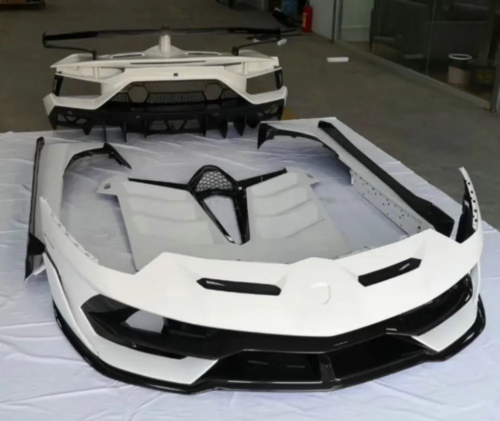 Боди SVJ63 для Lamborghini LP700 720 740 750 to боковые юбки переднего и заднего бампера задний