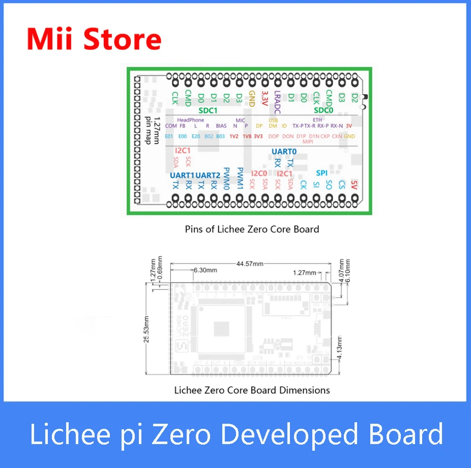 Sipeed Lichee pi Zero V3S Linux макетная мини-плата стартера | Компьютеры и офис