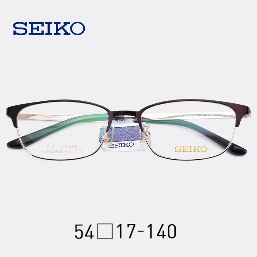 SEIKO Женская оправа из титанового стекла очки для близорукости с мультифокальным