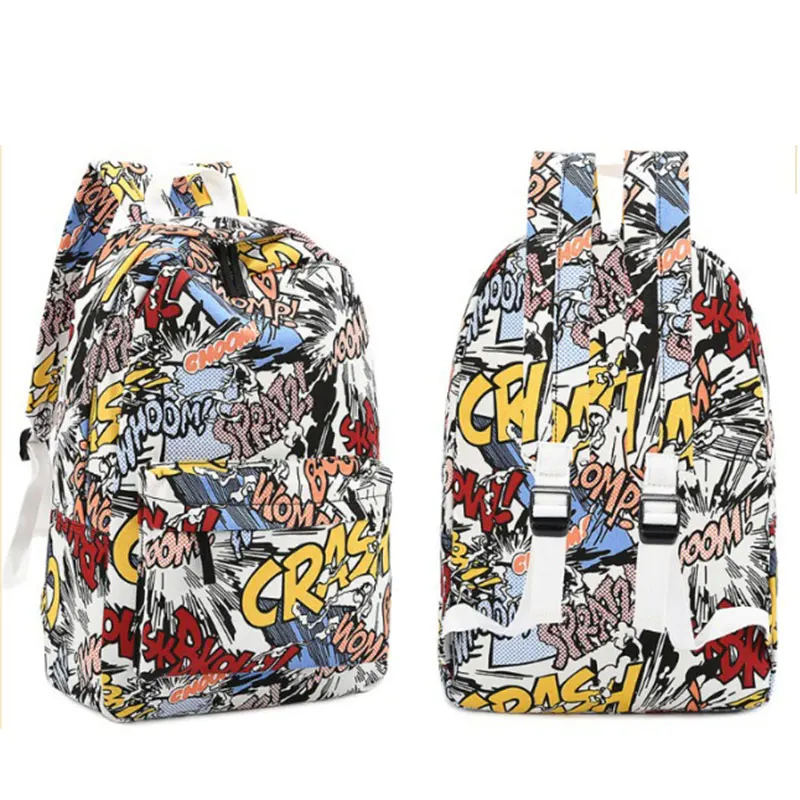 Модный рюкзак для учеников младшей и старшей школы Студенческая сумка в