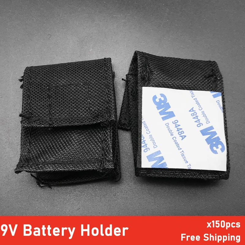 Нейлоновый austic электрогитара пикап батарея сумка 9V держатель батареи чехол