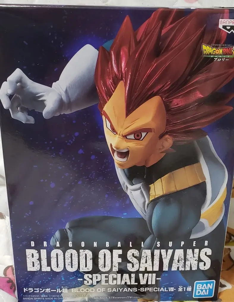 Оригинальный Banpresto Dragon Ball Super DBZ BOS специальный VII God Red Vegeta фигурка фигурки модель