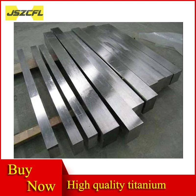 

1-2PC TA2 Pure Titanium Square Bar 6x6mm 8x8 10x10mm 12x12mm 15x15mm 20x20mm 22x22mm Titanium Rod for Machine Parts Length 500mm