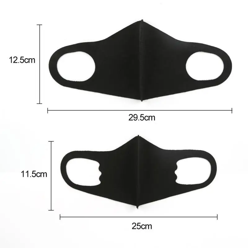 Маски для взрослых и детей 10 шт. безопасные дышащие многоразовые солнцезащитные