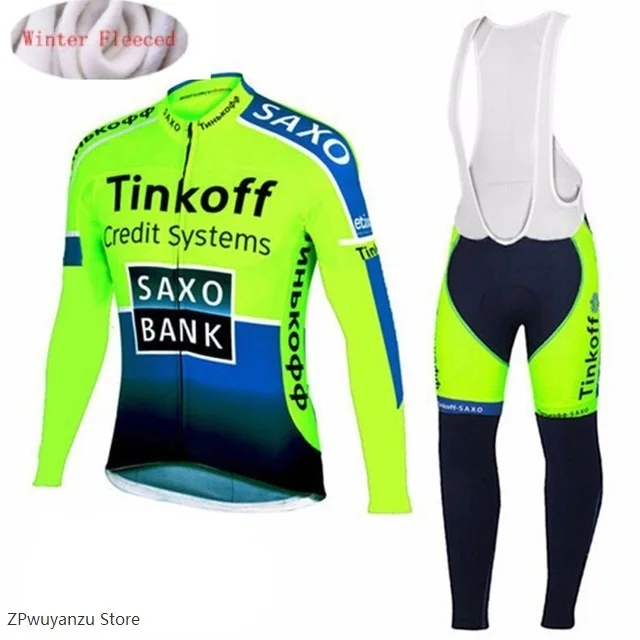 2019 Saxo bank Tinkoff зимний термальный флис Велоспорт Джерси Ropa Ciclismo MTB велосипедный